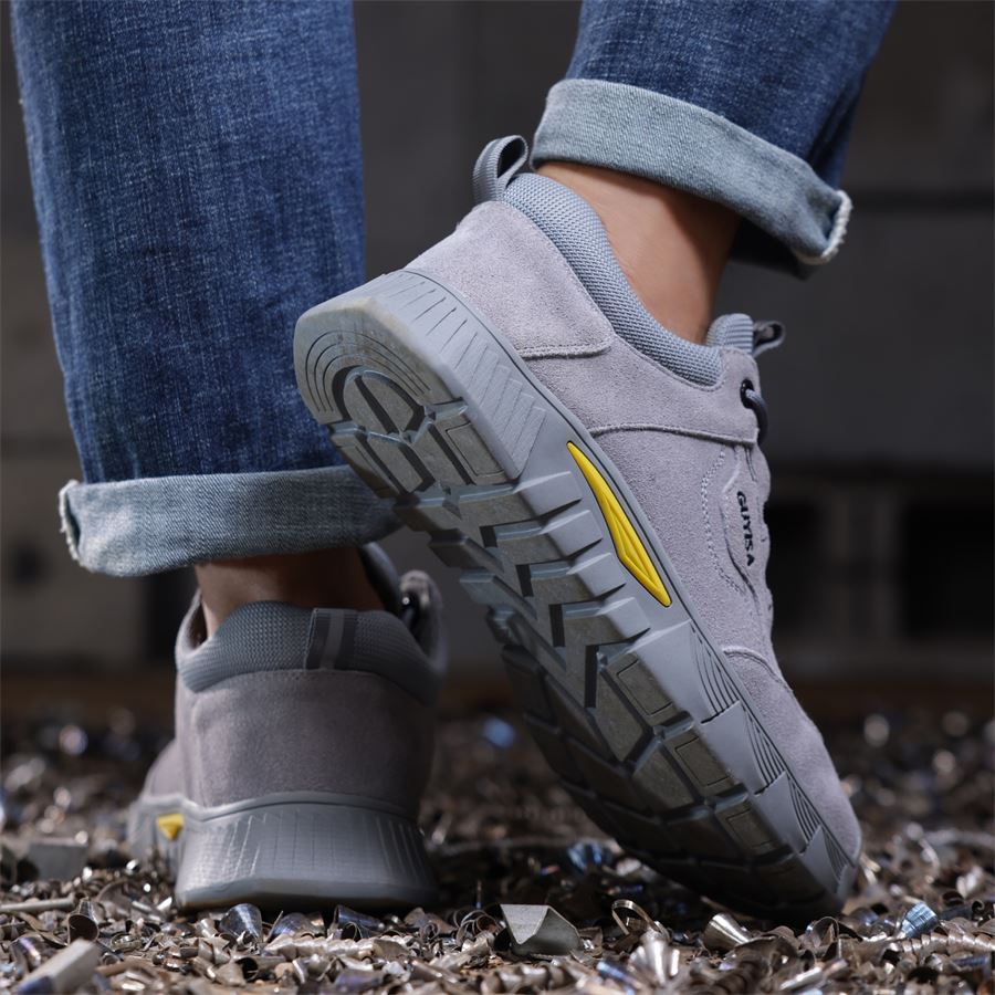 Suede Low-Cut Safety Sneaker model 0266FKV in use, view 6