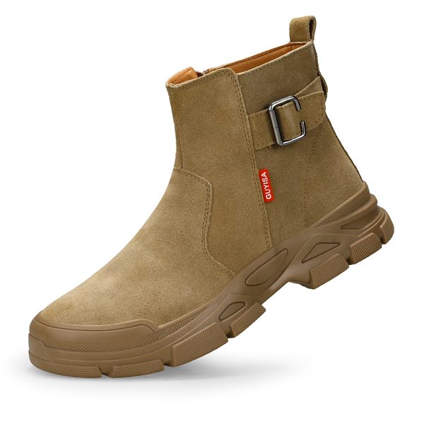 0282F Buckle Ankle Safety Boot with Side Zip
