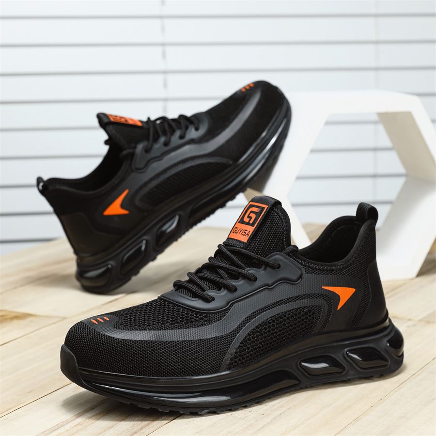 Lightweight Knit Safety Sneaker model 0292 in use, view 3