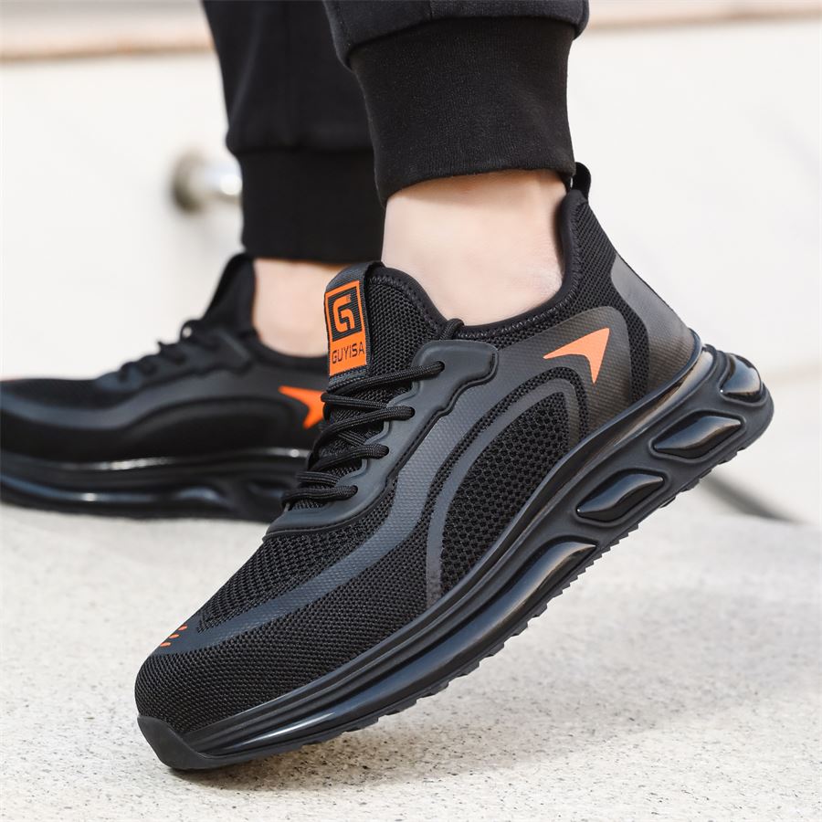 Lightweight Knit Safety Sneaker model 0292 in use, view 6