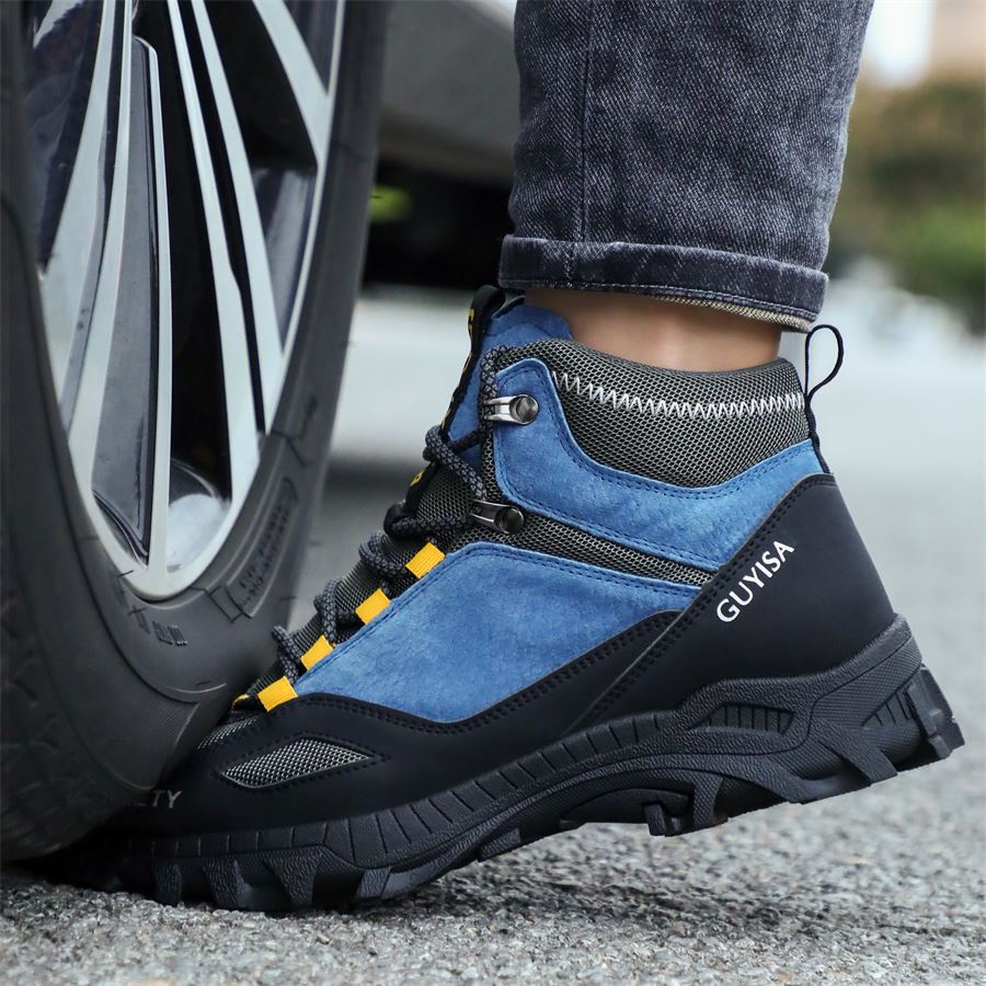 Mid-Cut Hiker Safety Boot model 1113-1 in use, view 2