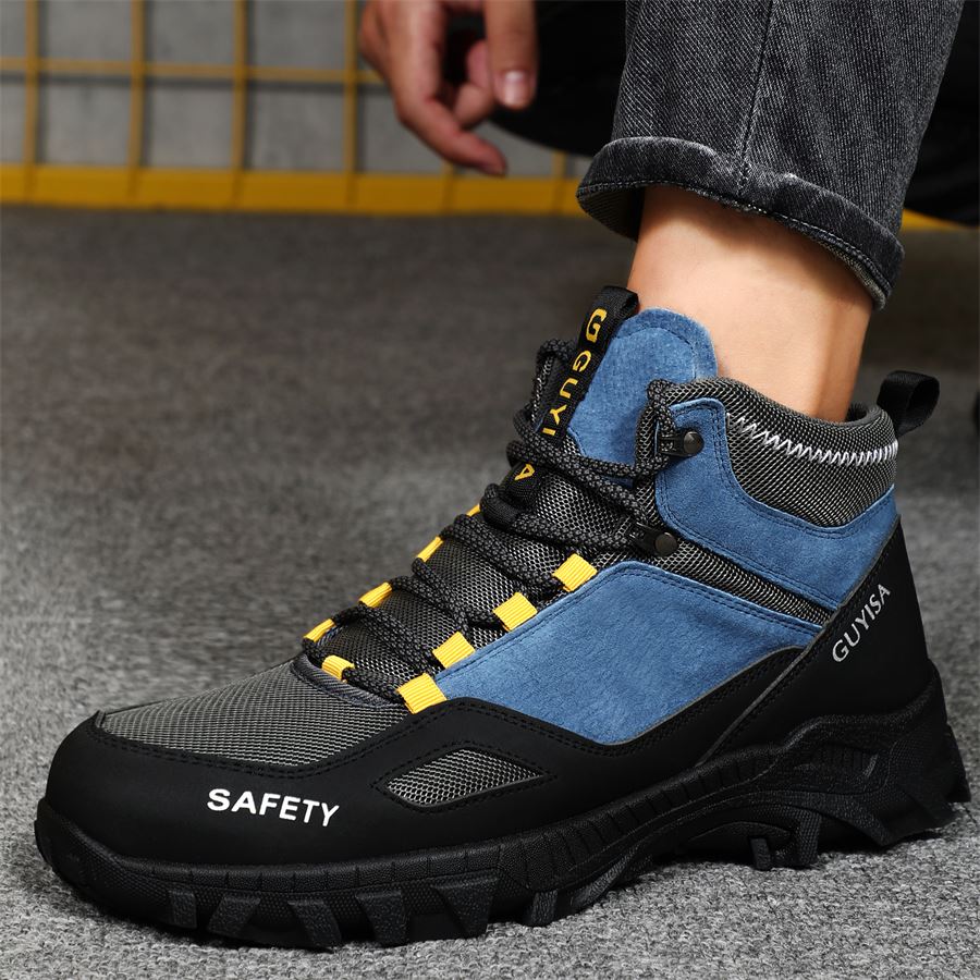 Mid-Cut Hiker Safety Boot model 1113-1 in use, view 4