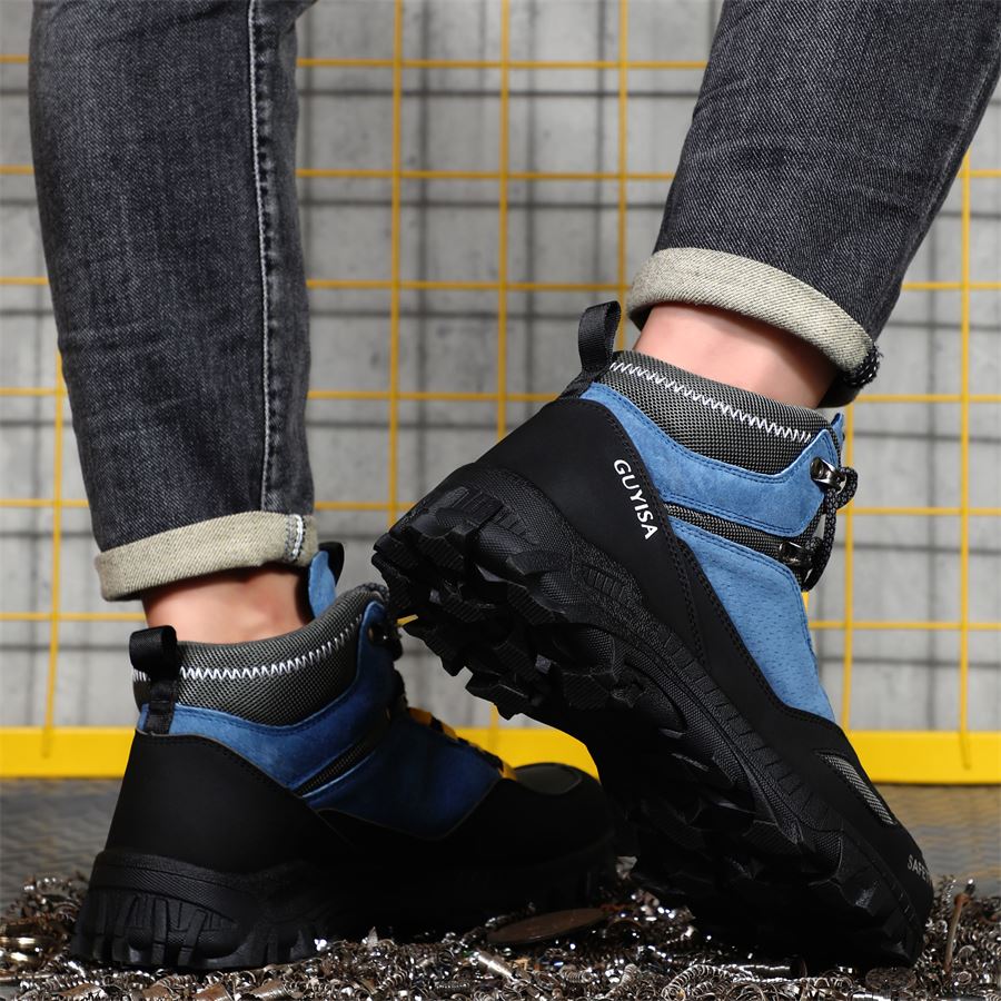 Mid-Cut Hiker Safety Boot model 1113-1 in use, view 5