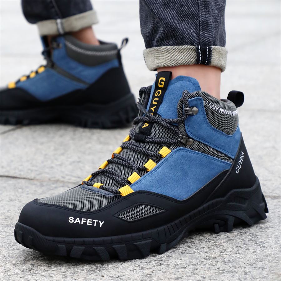 Mid-Cut Hiker Safety Boot model 1113-1 in use, view 6