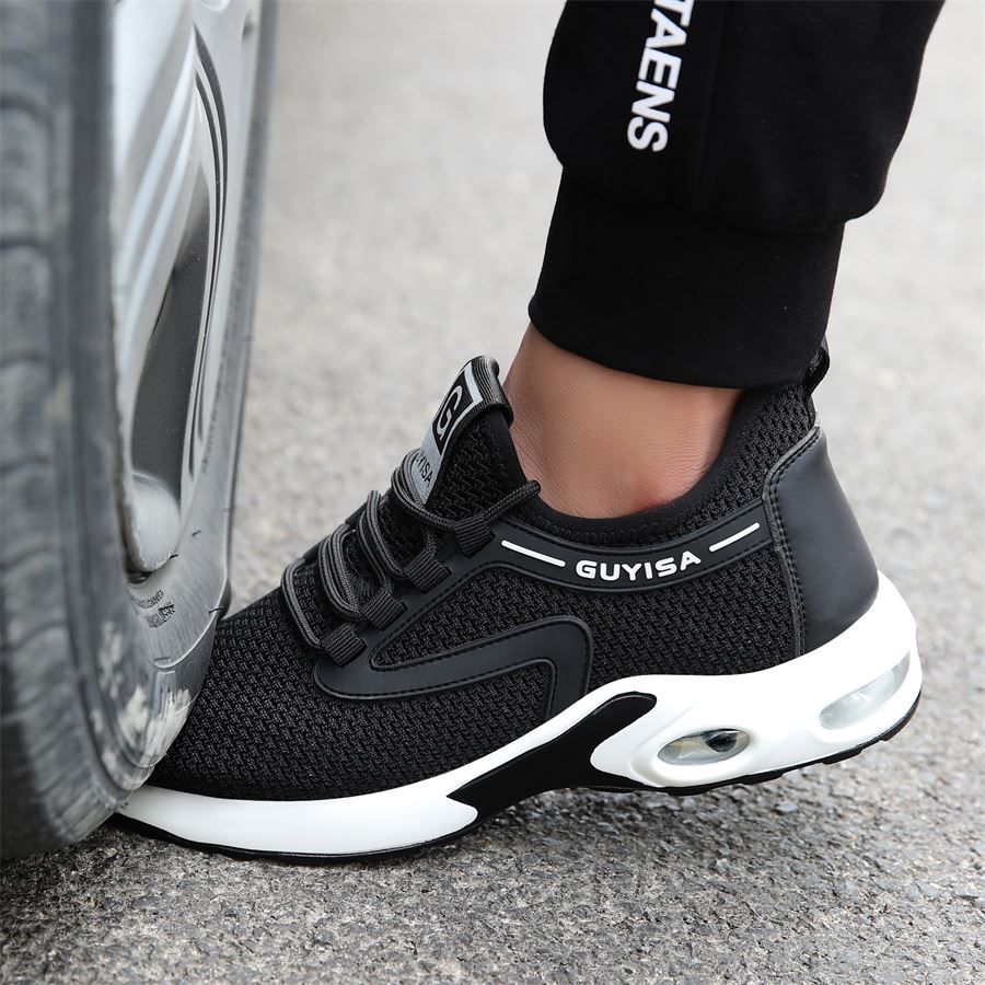 Air-Cushion Knit Safety Sneaker model 2050 in use, view 2