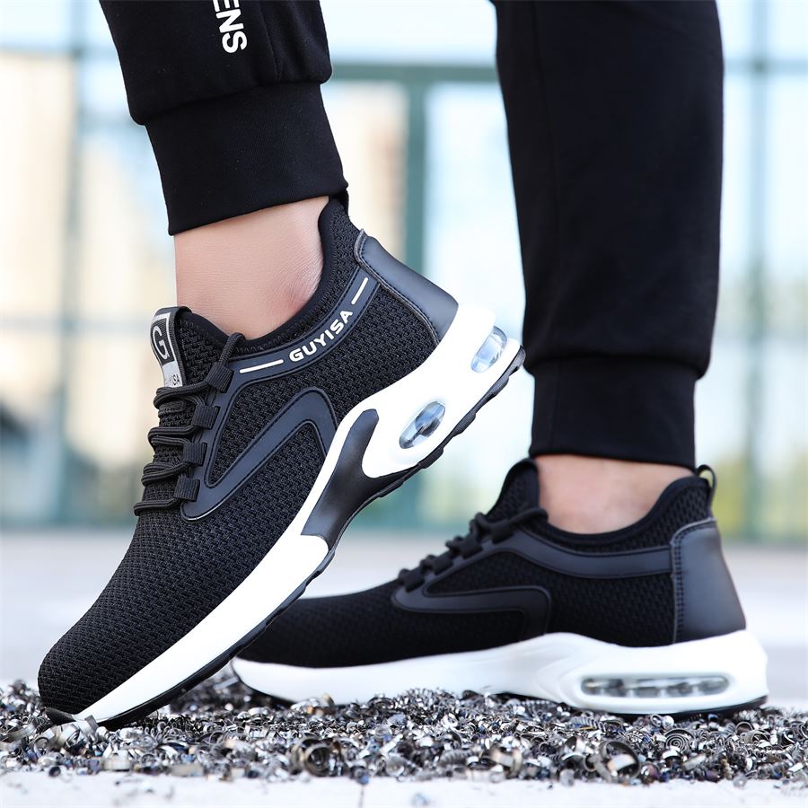 Air-Cushion Knit Safety Sneaker model 2050 in use, view 3