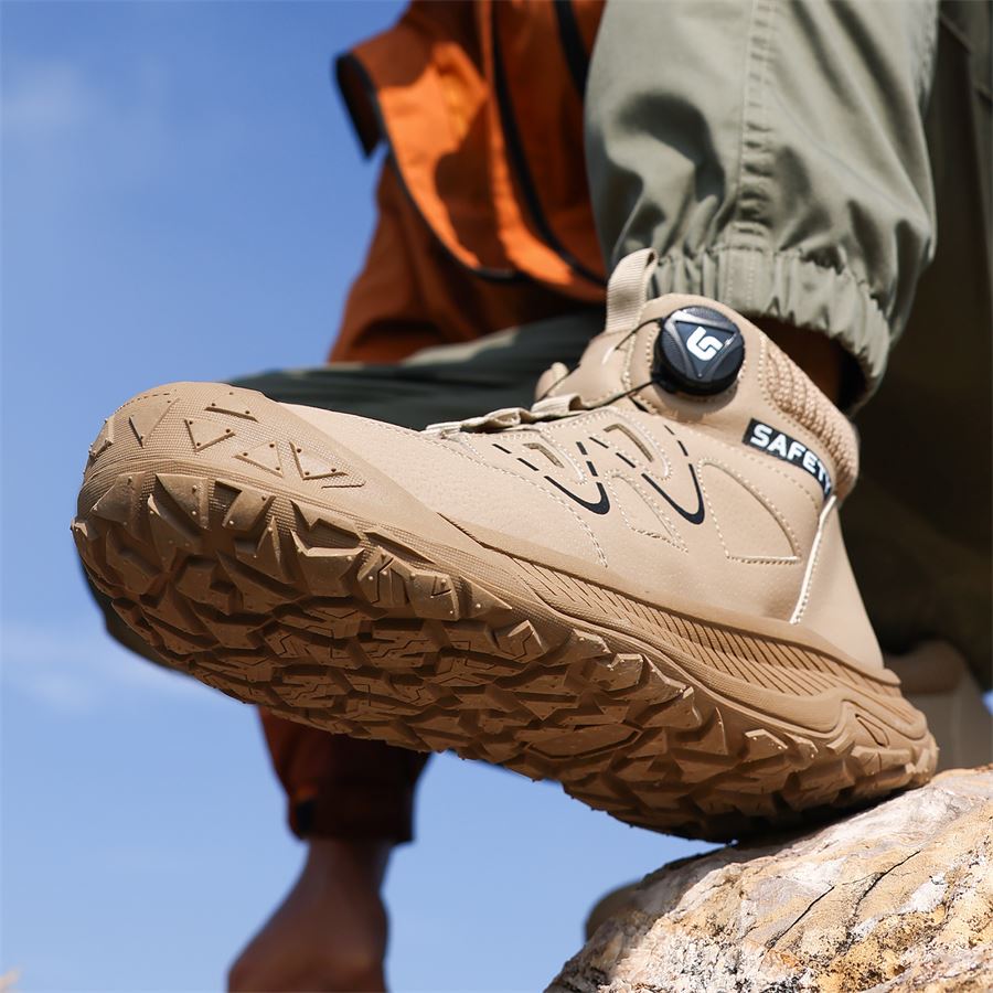Rotary-Lace Mid-Cut Safety Boot model 5052 in use, view 5