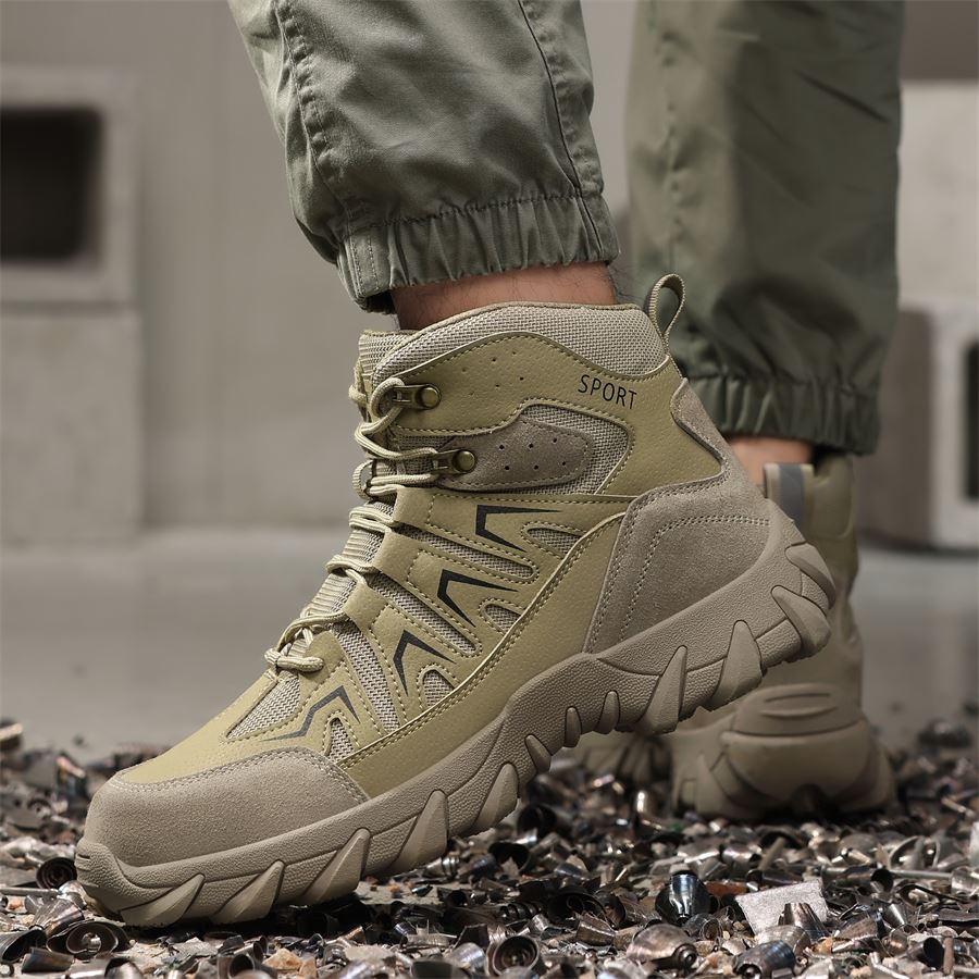 Tactical-Style Mid Safety Boot model 5057 in use, view 3
