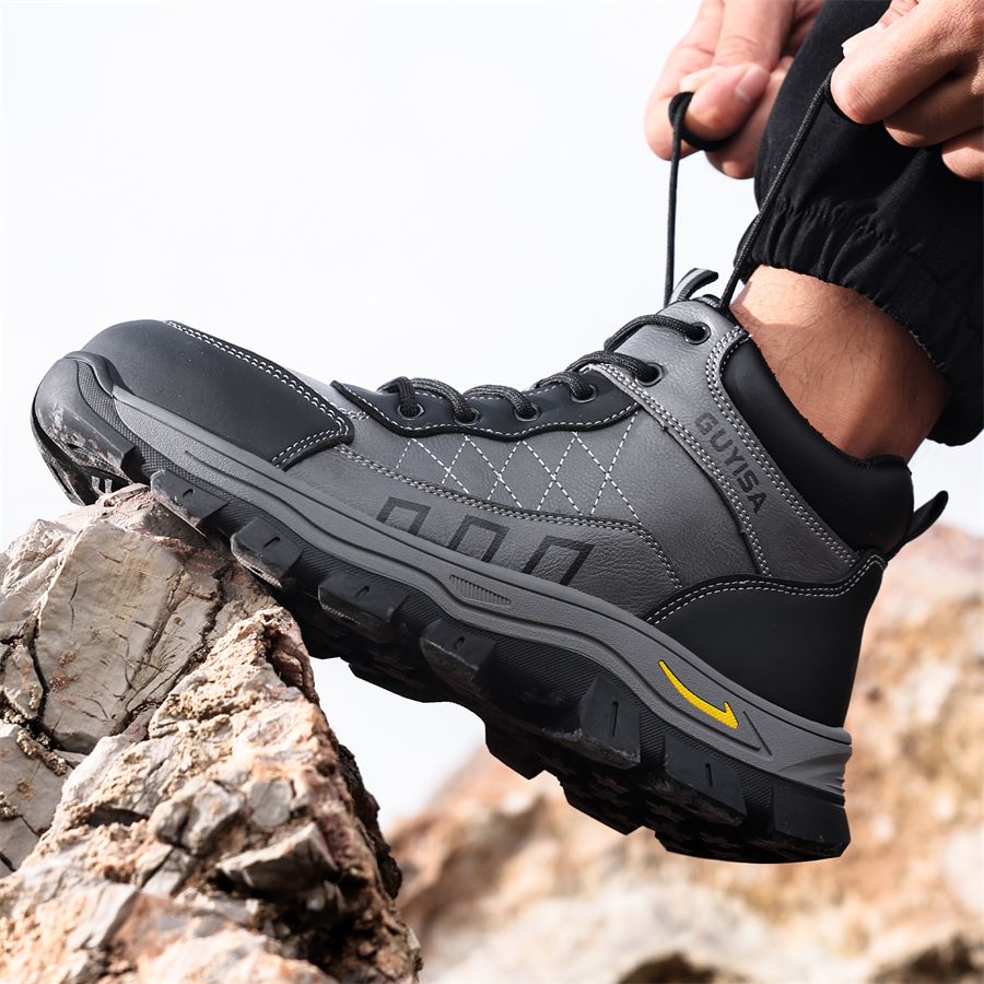 Outdoor Mid-Cut Safety Boot model 5072 in use, view 2