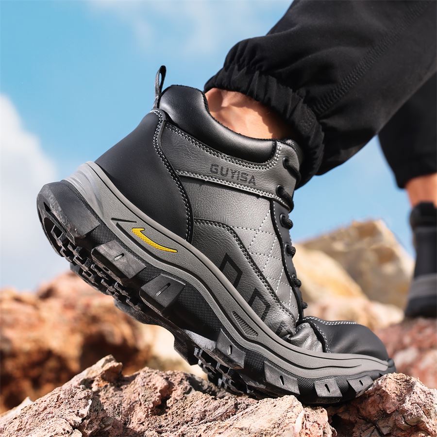 Outdoor Mid-Cut Safety Boot model 5072 in use, view 4