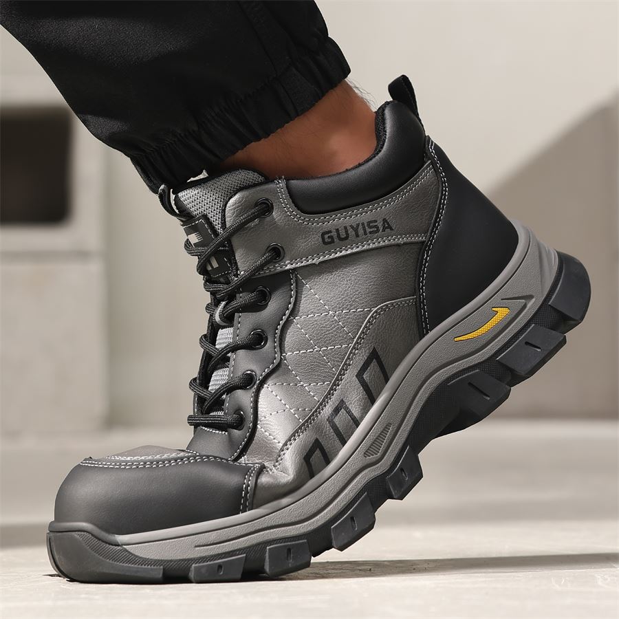 Outdoor Mid-Cut Safety Boot model 5072 in use, view 5