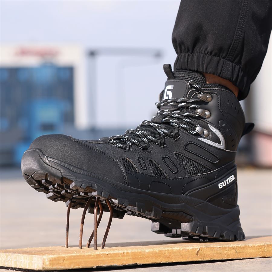 High-Top Hiker Safety Boot model 5081 in use, view 1