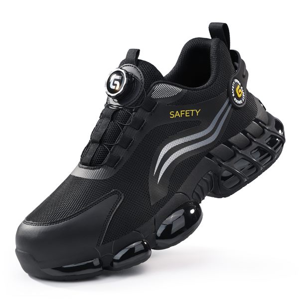F101BK Rotary-Lace Air-Sole Safety Sneaker