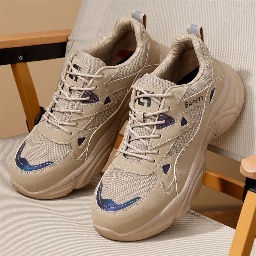 Chunky Platform Safety Sneaker model F123 in use, view 5