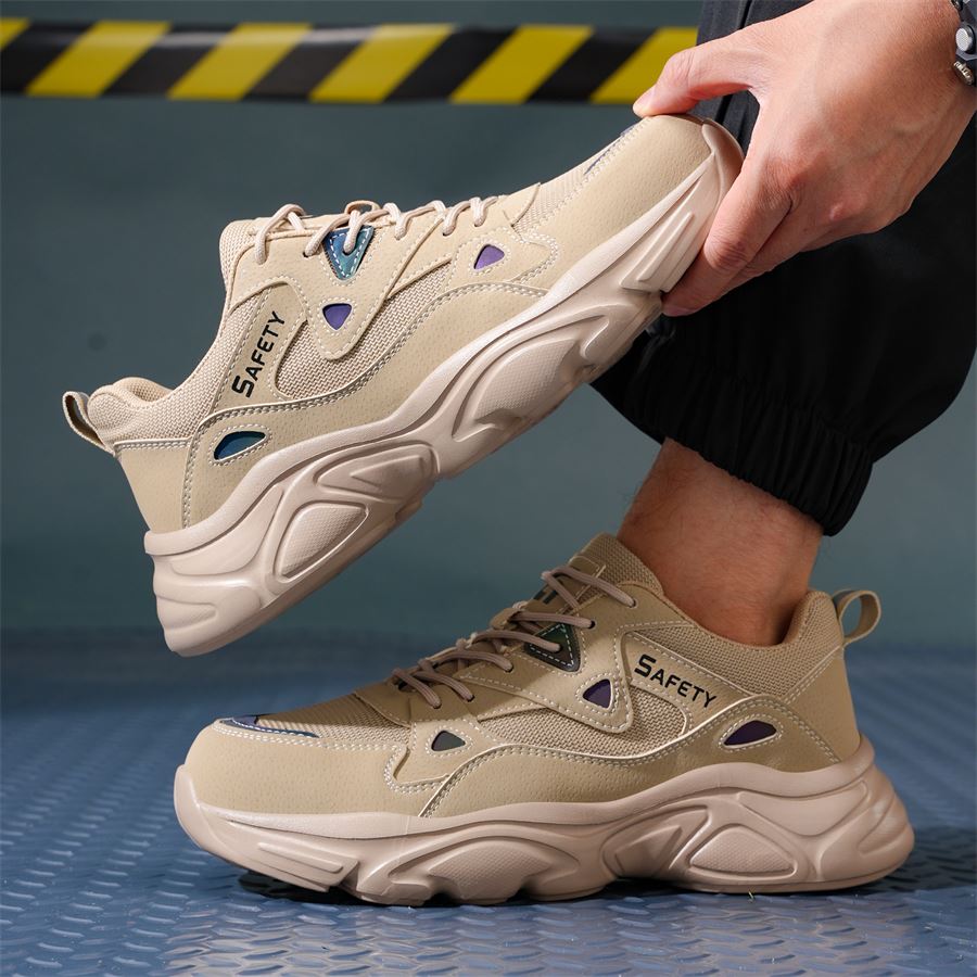 Chunky Platform Safety Sneaker model F123 in use, view 6